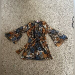 Sweet Pea Multicolor Floral Blouse